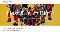 Desktop Screenshot of boeglblut.de